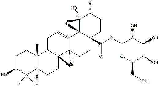坡模酸-28-O-β-D-吡喃葡萄糖酯,CAS:83725-24-0