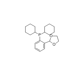 Dicyclohexyl(2-(1,3-dioxol-2-yl)phenyl)phosphine cas：246158-59-8