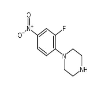 1-(2-氟-4-硝基苯基)哌嗪，cas154590-33-7