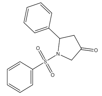 5-Phenyl-1-(phenylsulfonyl)pyrrolidin-3-one，cas1270026-81-7