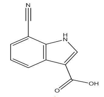 7-氰基吲哚-3-羧酸，cas959238-64-3