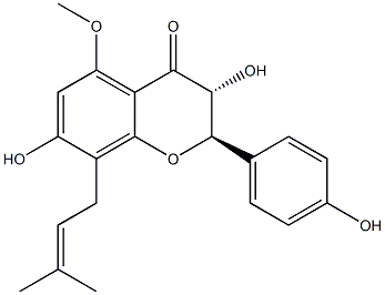 (2R,3R)-3,7,4&#039;-三羟基-5-甲氧基-8-异戊烯基二氢黄酮,CAS:204935-85-3