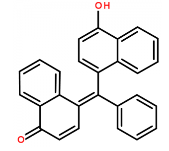 α-萘酚醌苯基甲烷 含量：99% 编号:GN020981 CAS: 145-50-6