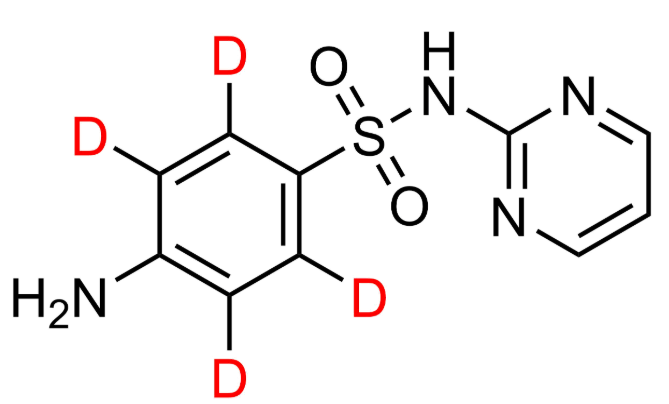 磺胺嘧啶-D4,CAS:1020719-78-1