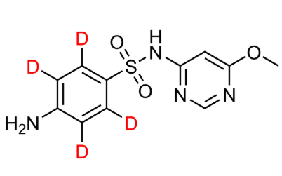磺胺间甲氧基嘧啶-D4,CAS:1286538-12-2
