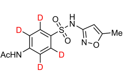 乙酰磺胺甲恶唑-D4,CAS:1215530-54-3