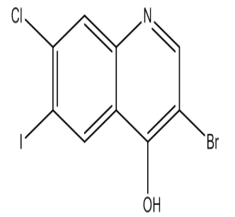 3-Bromo-7-chloro-6-iodoquinolin-4-ol，cas1021913-04-1