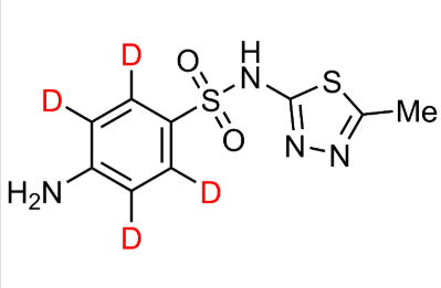 磺胺甲噻二唑-D4,CAS:144-82-1