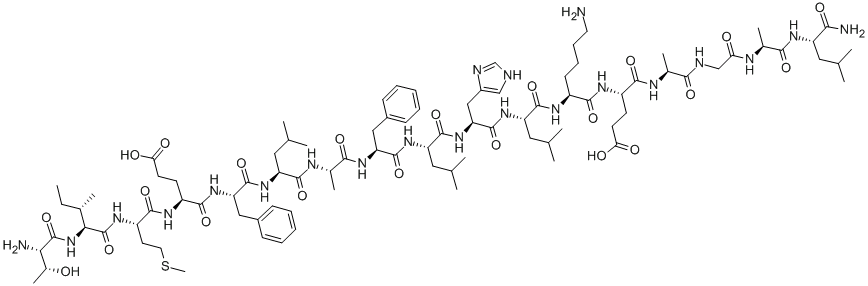 Galin Message Associated Peptide, GMAP (25-41), amide;TIMEFLAFLHLKEAGAL-NH2，CAS：132567-21-6