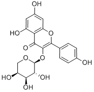 山柰酚-3-O-α-L-吡喃阿拉伯糖苷,CAS:99882-10-7