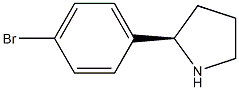 R-2-(4-溴苯基)四氢吡咯,CAS:1189155-63-2