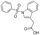 2-（N-苯磺酰基-1H-吲哚-3-基）乙酸,CAS:945401-04-7