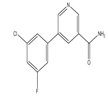 5-(3-Chloro-5-fluorophenyl)nicotinamide,cas1346692-17-8