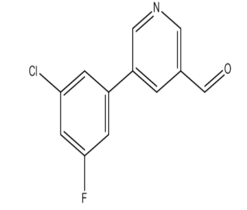 5-(3-Chloro-5-fluorophenyl)nicotinaldehyde，cas1346692-20-3