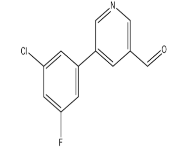 5-(3-Chloro-5-fluorophenyl)nicotinaldehyde,cas1346692-20-3