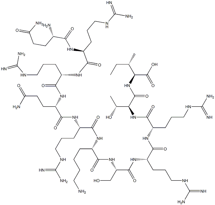 H-Gln-Arg-Arg-Gln-Arg-Lys-Ser-Arg-Arg-Thr-Ile-OH，CAS：102579-44-2