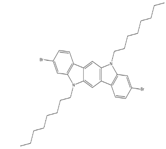 3,9-Dibromo-5,11-dioctyl-5,11-dihydroindolo[3,2-b]carbazole，cas 951307-27-0