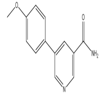 5-(4-甲氧苯基)烟酰胺，cas198345-91-4