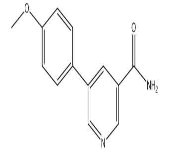 5-(4-甲氧苯基)烟酰胺,cas198345-91-4