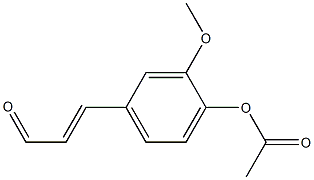 4-乙酰氧基-3-甲氧基肉桂醛,CAS:83071-67-4