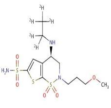 布林佐胺-d5,Brinzolamide-d5