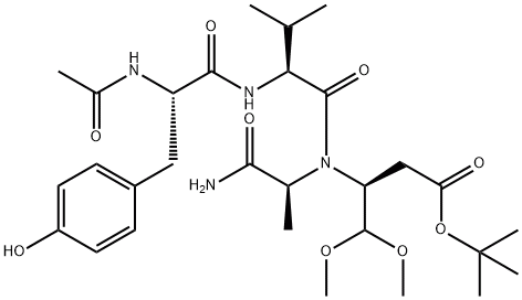 Ac-Tyr-Val-Ala-Asp(OtBu)-aldehyde-dimethyl acetal，CAS：147395-39-9