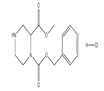 1-苄氧羰基-2-哌嗪羧酸甲酯单盐酸盐,cas392332-17-1