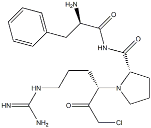 H-D-苯丙酰氨-脯酰氨-精氨酸-氯甲基酮三氟乙酸，CAS： 71142-71-7