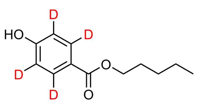 正戊基-4-羟基苯甲酸酯-2,3,5,6-D4,CAS:1219798-66-9