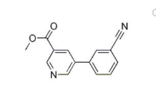 Methyl 5-(3-cyophenyl)nicotinate，cas893735-12-1