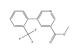 Methyl 5-(2-(trifluoromethyl)phenyl)nicotinate，cas893740-12-0