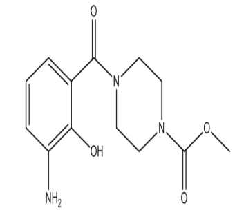 Methyl 4-(3-amino-2-hydroxybenzoyl)piperazine-1-carboxylate，cas473734-26-8