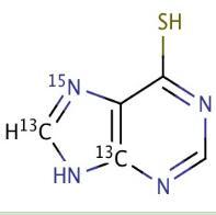 6-巯基嘌呤-13C2,15N,6-Mercaptopurine-13C2,15N