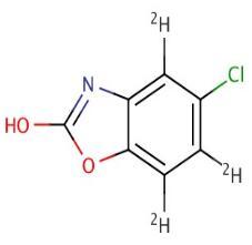 氯唑沙宗-4,6,7-d3,Chlorzoxazone-4,6,7-d3