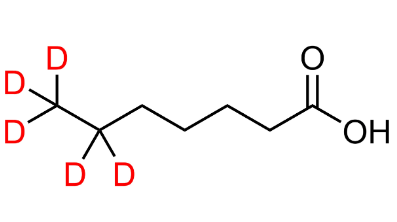 庚酸-D5，CAS号：1219803-98-1，Heptoic acid-d5